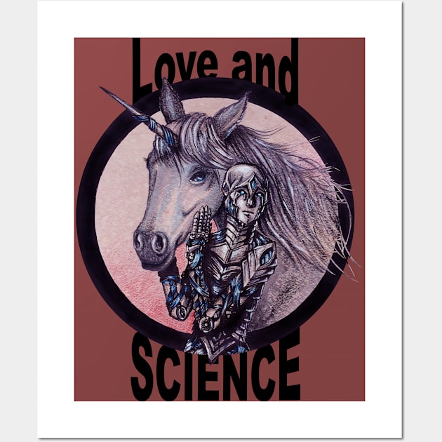 Love and Science Wall Art by Lugubrious_Jubilee